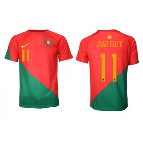 Portugal Joao Felix #11 Hemmakläder VM 2022 Kortärmad